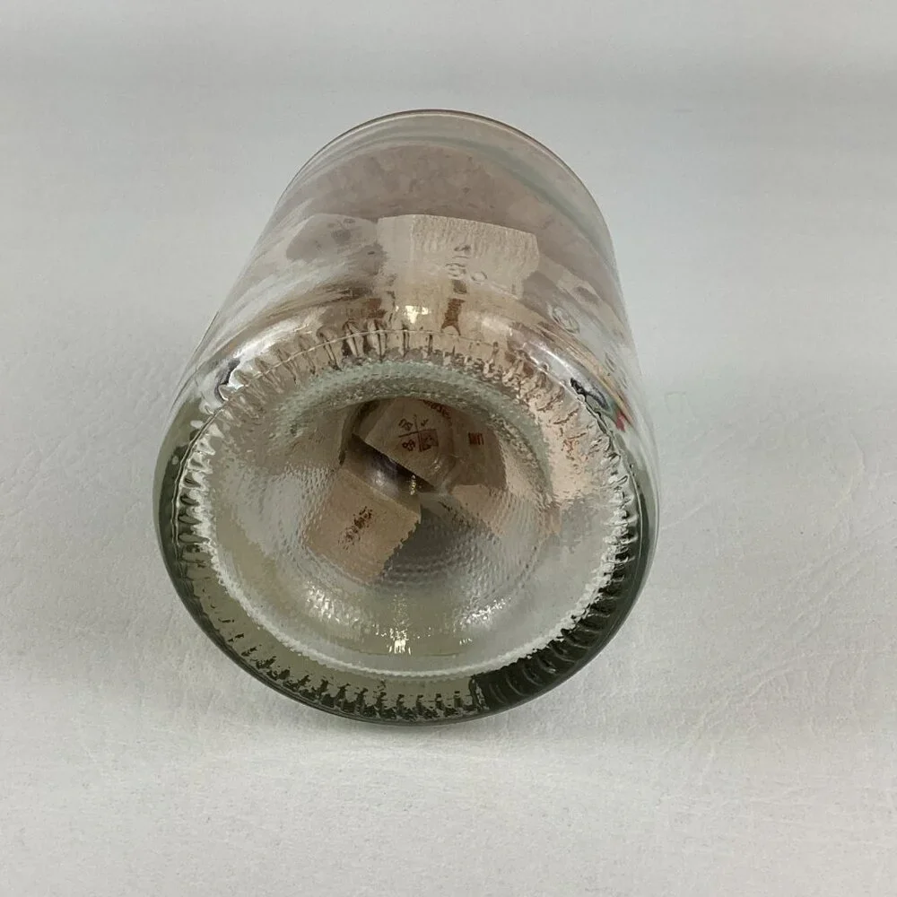 Foodie Dice Seasonal Dinner Inspiration Glass Tumbler Cork Lid Brainstorm Meals - Picture 9 of 9